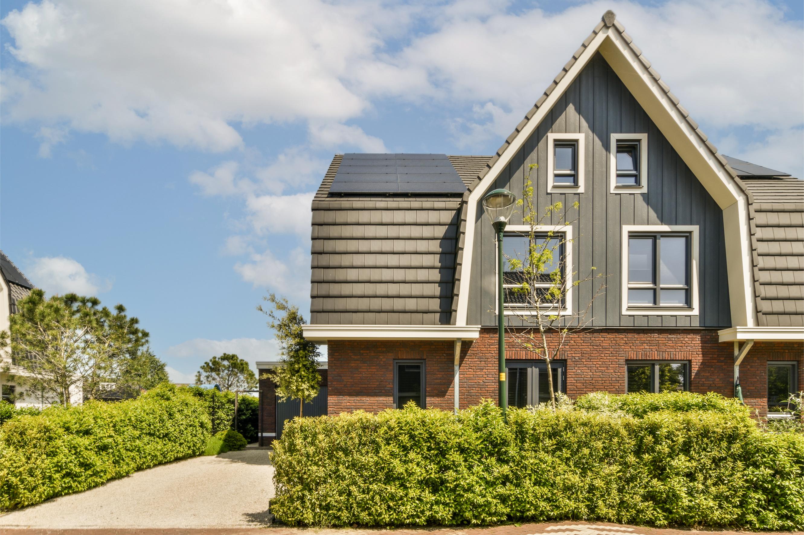 Moderne Nederlandse woning met verduurzamingsmogelijkheden